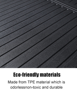 Tapis de voiture 3D en TPE robustes, élastiques, avec bords intégrés, antidérapants, à rinçage rapide et entretien facile pour <span class=keywords><strong>MEGANE</strong></span> 4 <span class=keywords><strong>2023</strong></span> - Product Image 4