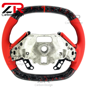 Volant sport en fibre de carbone forgée pour l'amélioration de l'intérieur de la voiture pour Chevrolet <span class=keywords><strong>Corvette</strong></span> C8 Z06 C6 C7 C5 018 2019 2020 <span class=keywords><strong>2022</strong></span> 2023 - Product Image 6
