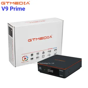 V9 Prime DVB-S2X ในตัว WiFi เต็ม HD 1080P รองรับการ์ด CA PVR พร้อมอีเธอร์เน็ต 4G/3G Dongle GTMEDIA เครื่องรับสัญญาณดาวเทียม