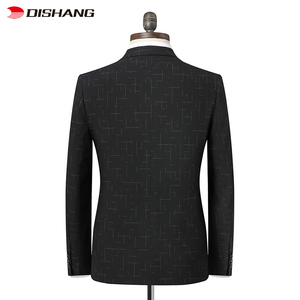Nouvel ensemble de costume 2 pièces pour homme, élégant, anti-plis, respirant, idéal pour le bureau et les mariages - Product Image 4