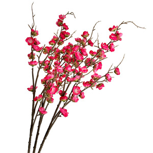 Ramas de flor de ciruelo artificial Dong Rui, paquete multipieza, seda, estilo chino, decoración para el hogar para el Año Nuevo Chino - Product Image 5
