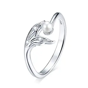 Anello di coda di pesce d'altura apertura femminile han edition luxury small act il ruolo è gustato BSR124 design feeling ring