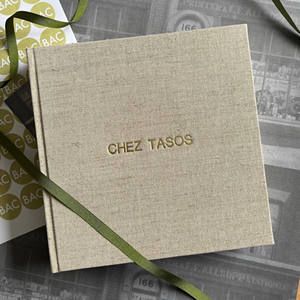 <span class=keywords><strong>Album</strong></span> photo en tissu de lin sur mesure couverture en lin d'avoine naturelle reliure parfaite <span class=keywords><strong>Album</strong></span> photo durable avec boîte à souvenirs en lin - Product Image 5