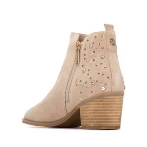 Botines de Mujer Carmela Beige con Tacón de 5 cm Talla 37 - Product Image 3