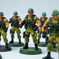 Garçons Filles Faire semblant de Jeux de Guerre Militaire Jouet Soldats Figurines pour Enfants de 3 ans et plus