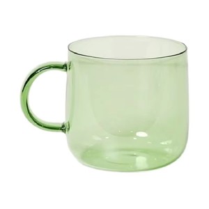 Tazza in Vetro Soffiato a Mano Grigio Fumo Personalizzata per Casa, Hotel, Ufficio, Tazza da <span class=keywords><strong>Caffè</strong></span> in Vetro Borosilicato Colorato con Manico - Product Image 3