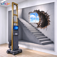 LINCJET LC-A2 Printer Dinding UV Presisi Tinggi 4800dpi DX5 untuk Kulit, Ubin, Kaca, Kayu, Logam