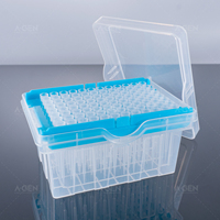 Embouts Tecan jetables stériles en plastique de laboratoire Transparent Racked stérile Avec filtre à faible rétention