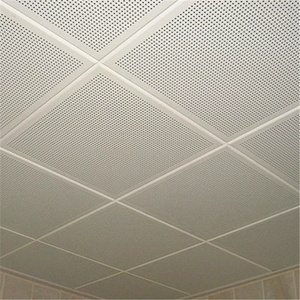 Modern Design Factory Wholesale Aluminum Alloy Ceiling Tiles Square Holes Powder Coated Finish Waterproof Square Ceiling Panel - Product Image 3