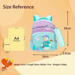 Sac d'école primaire pour enfants en gros, sac d'école léger et imperméable à la mode avec sangle réfléchissante, sac à dos pour étudiants - Product Image 2