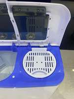 Large Capacity Twin Tub Washing Machine Semi-automatic Plastic Housing Laundry Washer Factory Direct