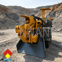 Cargadora de Minería de 50 Toneladas para Bolivia, Cargadora de Minería Diésel de 25 HP con Neumáticos Sólidos y Brazo Trasero Plegable para Trabajos de Excavación en Túneles Mineros