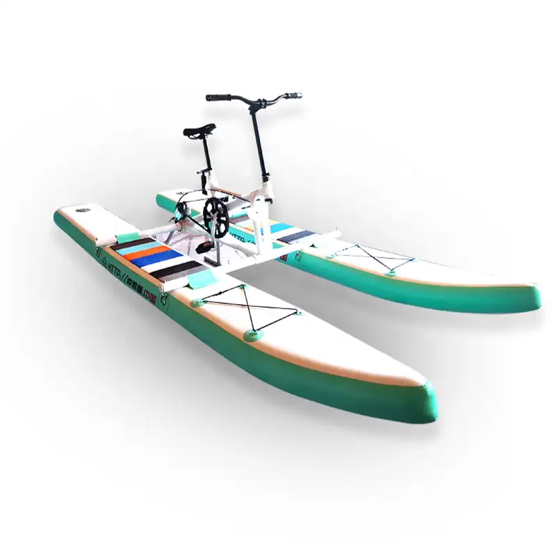 Juego al aire libre para adultos, pontón portátil de alta calidad, tubos de barco para agua flotante, bicicleta de mar, 2022