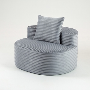 Sofá Cama Modular Moderno de Pana, Sofá Convertible Relleno de Esponja para Sala de Estar y Dormitorio, Juego de Sofás con 1 Año de Garantía - Product Image 4