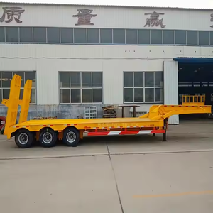 40T 3 essieux Low Bed Semi Trailer ZHONGSHENGTIANQI Shandong à vendre - Product Image 2