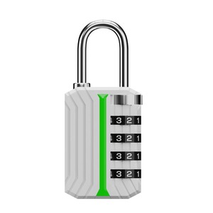 Combination Padlock Waterproof Rustproof Zinc Alloy 3.8mm Shackle Luminous <b>Lock</b> Head For <b>Suitcase</b> Locker Wardrobe Backpack Gym - Product Image 2