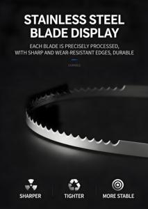 เครื่องหั่นแฮมขนาดเล็กสำหรับใช้ในครัวเรือน พร้อมที่แยกชิ้นแฮม เครื่องหั่นแฮมสำหรับทาปาส พร้อมฟอยล์ - Product Image 2