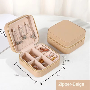 Organizador de Joyas, Estuche de Viaje para Joyas, Caja de Joyería Portátil, Almacenamiento de Joyas - Product Image 4