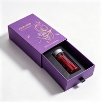 Boîte Cadeau de Luxe pour Safran en Gros, Emballage de Haute Qualité pour Bouteille de Safran, Boîte d'Emballage de Safran avec Encre de Soja