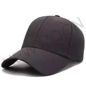 Casquette de baseball perforée au laser avec logo personnalisé, vente en gros OEM, ajustement réglable, casquette de sport pour camionneurs - Matière toile et maille de haute qualité - Product Image 2