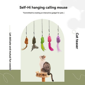 लटकाने वाले दरवाजे बिल्ली खिलौने इंटरैक्टिव स्व-प्ले समायोज्य बाउंसी स्ट्रिंग बिल्ली के खिलौने - Product Image 2