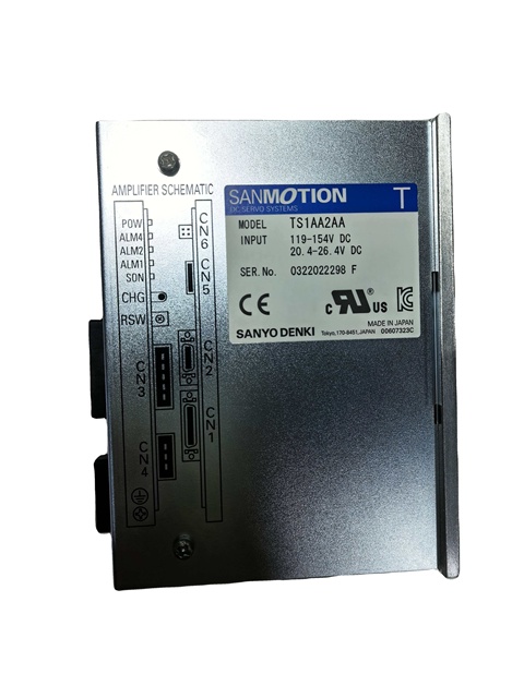 Sanyo DC Servo Drive TS1AA2AA 119-154V DC Input 20W 5.4A IP56 Industrial for Automation Equipment Precision Machinery Made Japan