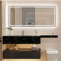 Meuble mural de salle de bain moderne de haute qualité avec évier et poignée, résistant aux rayures, pour intérieur, directement de l'usine