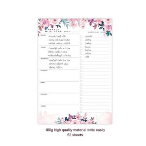 Treo Thực Phẩm/<span class=keywords><strong>Menu</strong></span> Tổ Chức Notepad Với Nam Châm 60 Sheets Bữa Ăn Kế Hoạch Cho Tủ Lạnh Từ Bữa Ăn Kế Hoạch Và Danh Sách Thực Phẩm - Product Image 2