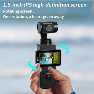 กล้องกิมบอลพกพา รุ่นใหม่ล่าสุดปี 2026 H877 พร้อมเซ็นเซอร์ CMOS 12MP หน้าจอ IPS 1.9 นิ้ว ความละเอียด 4k/20fps ระบบกันสั่นสามแกน ความจุ 512GB - Product Image 5