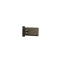 ZX Mini5Pin Prise femelle à corps court, boîtier en fer, fil de terre, borne V3, plaque de soudure MiniUSB, connecteur de charge