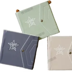 Double 100 Elegant Cloth Binding Photo Album Book Cover With Bag For Baby And Wedding