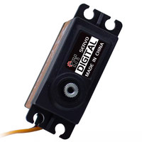 Servomoteur numérique MY Servo CS-1257TG, couple de 10 kg.cm, engrenage en titane, aluminium, servomoteur de direction haute vitesse pour pièces de modèles RC