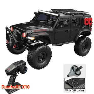 รถของเล่น HB RTR 1:10 RH1011-R1016 2.4G 4WD RC รถตีนตะขาบหินรถทับทิมไฟ LED ออฟโรดสิ่งกีดขวางแบตเตอรี่ Li-ion - Product Image 6