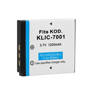 1200mAh 3.7V KLIC-7001 k7001 klic7001 pin có thể sạc lại cho <span class=keywords><strong>Kodak</strong></span> m341 M340 M320 m1073 V550 V570 V610 <span class=keywords><strong>v705</strong></span> m753 Klic 7001 - Product Image 1