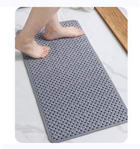 Nonslip Bath <b>Mat</b> Soft TPE Bathtub <b>Mat</b> with Suction Cups and Drain Holes - Product Image 1