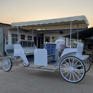 Carroza Eléctrica Comercial Larga para Turismo, con Adornos Dorados, Asiento Ancho, para Eventos al Aire Libre y Recepciones - Product Image 6