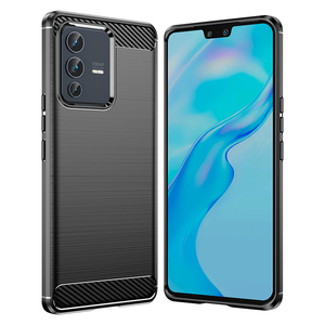 เคสโทรศัพท์สำหรับ <span class=keywords><strong>vivo</strong></span> <span class=keywords><strong>V23</strong></span> Pro วัสดุคาร์บอนไฟเบอร์คุณภาพดี TPU คุณภาพสูง ดีไซน์สวยงาม - Product Image 1