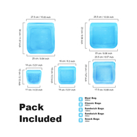 Pochette alimentaire en silicone réutilisable pour tout-petits enfants produits d'alimentation pour bébé avec poches de stockage de jus Scoop Squeeze