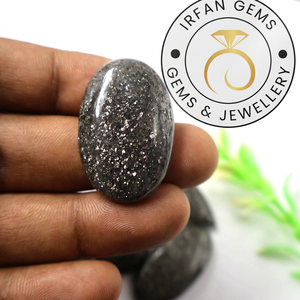 Meilleure qualité naturel noir pierre de soleil Cabochon magnésie artisanat cristal de pierres précieuses pour la fabrication de bijoux de guérison vente en vrac de Jaipur - Product Image 2