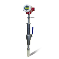 Débitmètre électromagnétique industriel pour liquides chimiques, capteur d'eau numérique en acier inoxydable, fabrication OEM de précision