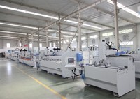 Máquina de Corte y Perforación de Alta Precisión Parker para Aluminio/PVC/UPVC, Máquina para Fabricación de Ventanas