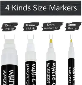 तरल चाक मार्कर पेन चॉकबोर्ड साइन्स के लिए-सफेद सूखा मिटा चाक मार्करों, विंडोज, ब्लैकबोर्ड, ग्लास
