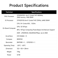 Système de contrôle de vol informatique YAHBOOM Makerfire Usx51 avec Pixhawk 6x D-robotics X5 10 pour drone FPV RC, pour les 14 ans et plus