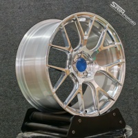Jantes en aluminium forgé polies sur mesure, à cinq branches profondes, 16-24 pouces, 5x112/114.3/120, 20/25 mm, Audi RE-V7 EC-7RS