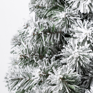 Snowy Flocked 6ft Artificial <b>Pine</b> Tree - Co-Arts White Christmas Decoration - Product Image 5