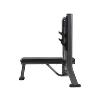 Chaise de presse de banc de gymnastique multifonctionnelle commerciale L8042 support d'entraînement de poussée de poitrine horizontale plate