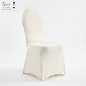 Funda de Silla Plegable de Spandex Roja Moderna y Ecológica para Hotel, con Doble Bolsillo Oxford, Ajustable, Elástica, Lavable a Máquina, para Exteriores - Product Image 1