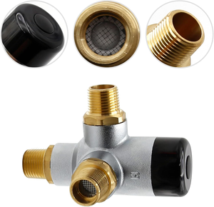 Válvula <span class=keywords><strong>Mezcladora</strong></span> de Repuesto para Calentador de Agua de 10 Galones - Control de Temperatura Preciso Anti-Escaldaduras para Sistemas de Agua Caliente de Autocaravanas y Hogares - Product Image 5