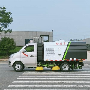 Camion balayeuse de rue mobile compact, balayeuse de rue motorisée, vente directe du fabricant en Chine - Product Image 5