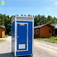Baño Portátil de Lujo Goeasy, Contenedor Completo, con Estructura de Acero de Color Personalizado, para Uso en Patios y Apartamentos